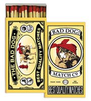 HomArt Bad Dog Large Decorative Matches Set Of 3 matchboxes