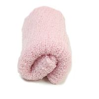 Newborn Photography Wrap Stretchy Baby Shoot Props KNITTED Pink Posing Swaddle Blanket Milestone