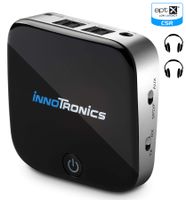 Upgraded 2019 Bluetooth Transmitter Receiver for TV PC, Digital Optical Input, 3.5mm Aux, Dual Link AptX Low Latency - Specially Designed