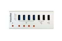 VisionTek USB 3.0 7 port Hub - Charge and Sync - 900725