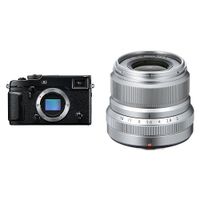 Fujifilm X-Pro2 Body Professional Mirrorless Camera (Black)  w/ XF23mmF2 Lens Silver