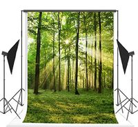 TMOTN 10x10ft Nature Forest Photography Backdrop Vinyl Photo Background Sunshine Grass Scene Studio Props D1568