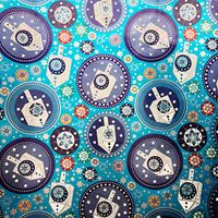 Jillson & Roberts Bulk Gift Wrap, Traditional Hanukkah, Full Ream 833' x 24"