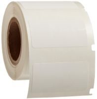 Brady CL-517-619 I.D. PRO Plus LS2000 And BradyMarker 3/4" Height, 1-1/2" Width, B-619 Permanent Polyester White Color XC Plus Printer Label (250 Per Roll)