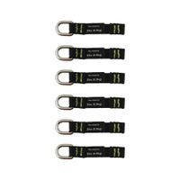 Ergodyne Squids 3700 Web Tool Tail Attachments, 6-Pack, 2 Pounds, Short Length|2.5