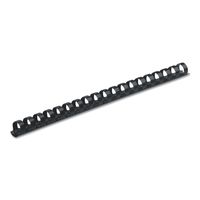 FEL52501 - Fellowes Plastic Combs - Round Back, 1/2, 90 Sheets, Navy, 100 Pack