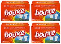 Bounce Fabric Softener Sheets, Outdoor Fresh, 240 Count (4 Pack)