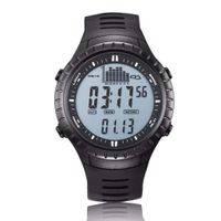 HZPXSB Outdoor Fishing Smart Male Waterproof Watch Sports Time Luminous Watch Blood Pressure Heart Rate Monitoring (Color : A)