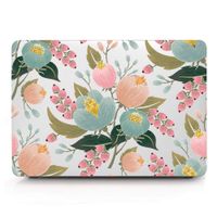 One Micron Compatible MacBook Pro 15 Inch Case, Ultra Slim Matte Plastic Hard Case Cover Protective Case Compatible 2016 MacBook Pro 15 with Touch Bar (A1707), Flowers