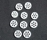 25 Pack Aura Honeycomb Frosted Clear Glass Screens 7-9mm Diameter - Made in USA