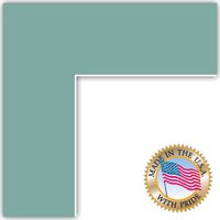 24x36 Splash / Nile Green Custom Mat for Picture Frame with 20x32 opening size (Mat Only, Frame NOT Included)