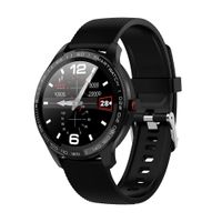 Bcamelys L9 Smart Watch with Heart Rate Monitor Call Reminder IP68 Waterproof Sports Calories Counter Smart Watch for Android iOS