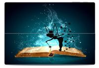 Magic Spell Book with Cute Fairy Silhouette Design Print Image Vinyl Decal Sticker Skin by Trendy Accessories for Surface Pro 4