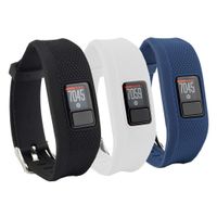 Tkasing Compatible with Garmin Vivofit 3/jr/jr 2 Bands,Adjustable Replacement Wristbands with Watch Buckle for Garmin Vivofit 3 Kids Women Men(No Tracker)