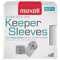 Maxell 190150 50ct Cd/DVD SLV