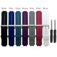 Allrun Newest Replacement Silicone Bands for Garmin Vivoactive (No tracker, Replacement Bands Only) (Style A)