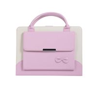 2018 iPad 11 Wallet Cases，Lovely Slim Fit Business Handbag iPad 11 Inch PU Leather Cover with Floding Stand Auto Wake/Sleep Full Body Protection Smart Screen Protector for 2018 iPad 11（Pink）Boens