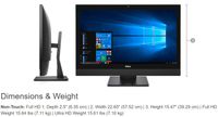 Dell Optiplex 7450 FHD 24" Touch Screen All in One Computer PC (Intel Quad Core i5-7500, 8GB Ram, 500GB HDD, HDMI, Camera, WiFi, DVD-RW) Win10 Pro (Certified Refurbished)
