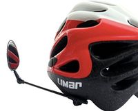 Pack of 2 - Bike Mirror For Helmet - Adjustable Helmet Mirror With Crystal Clear View - From Life On Bicycle (2)