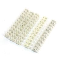 uxcell a13122500ux1006 20A 12 Positions Two Rows Screw Terminal Barrier Block Connector (Pack of 5)
