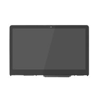 LCDOLED Compatible 15.6 inch 1366x768 LED LCD Display Touch Screen Digitizer Assembly + Bezel for HP Pavilion x360 15-br057cl 15-br080wm 15-br082wm 15-br096nia 15-br001la (with Touch Control Board)
