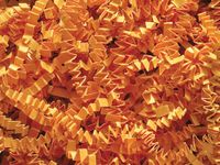 Crinkle Paper Shred for Packaging Gift Box/Basket Filler 2-Ounce Bag (Cognac)