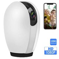 Home Security Camera, Zeetopin 1080P HD Wireless IP Surveillance System with 2-Way Audio, Night Vision, 360° Motion/Sound Detection, Wi-Fi Mini Dome Camera for Baby/Pet Monitor