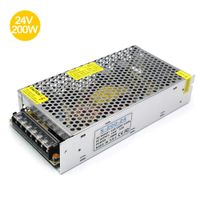 inShareplus 24V DC Universal Regulated Switching Power Supply, 8.5A 200W, 100-240V AC to DC 24 Volt LED Driver, Converter, Transformer for LED Strip Light