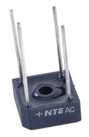 NTE Electronics NTE53002 Full Wave Single Phase Bridge Rectifier, 10 Amps, 600V Maximum DC Blocking Voltage