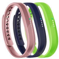 Tkasing Bands Compatible with Fitbit Flex 2 Fitness Tracker,Adjustable Wrist Band Replacement for Fitbit Flex 2 Fitness Smart Watch Small Large Men Women (No Tracker)