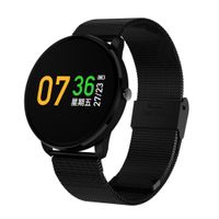 Smart Watch for Women Men, [Fitness Wireless Bluetooth Smart Watch Gift] Waterproof [Wrist Watch ] Bracelet -Sport Watches with Heart Rate/Tracker/Sleep Monitoring (Black)