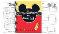 Eureka Mickey Color Pop! Back to School Classroom Supplies Record and Lesson Plan Book for Teachers, 8.5'' x 11'', 40 Weeks