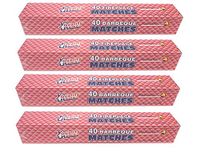 4 Boxes - 11" Fireplace Matches, Long Reach, 160 Matches Total