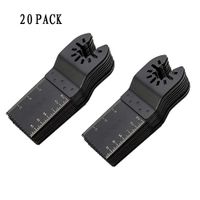 Mulslect 20 PACK Professional Wood Universal Quick Release Oscillating Saw Blades Multitool Tool Blade