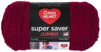 RED HEART RED HEART Super Saver Jumbo Yarn, Burgundy - E302C.0376