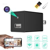 Spy Camera Wireless Hidden Camera WiFi Camera - 1080P HD Nanny Cam Spy Hidden Charger Camera - Indoor Home Security Camera with Remote Viewing/Motion Activated, APP Supports iOS/Android/PC