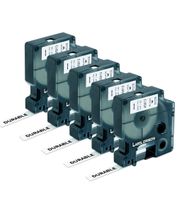 Label Orison-Standard D1 Labeling Tape 40913 S0720680 Cassette Labels Black on White 3/8" x 23' (9mm x 7m) Compatible with Dymo LabelManager 260P 280 420P,5 Cartridges