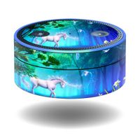 MightySkins Skin Compatible with Amazon Echo Dot (1st Generation) wrap Cover Sticker Skins Unicorn Fantasy