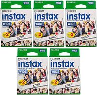 Wide Instant Film, White, 20 Exposures (5 Boxes)