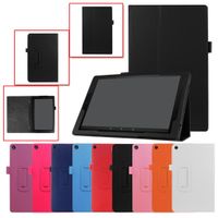 Kindle Fire Case,Magnetic Leather Stand Cover Case for Amazon Kindle Fire HD 10 2017 7th (Red)