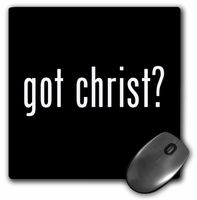 3dRose LLC 8 x 8 x 0.25 Inches Got Christ Mouse Pad (mp_15954_1)