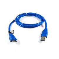 Optimum Orbis USB 3.0 Micro Cable A to Micro B For WD Western Digital My Passport and Elements Hard Drives, Seagate, Toshiba/Hitachi, Samsung, Clickfree External Hard Drives