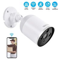 Outdoor Security Camera Wireless, WZTO 1080P HD Home Security Camera System 2MP WiFi Smart Home Camera Motion Detection Two-Way Audio IP66 Waterproof Cloud Camera with MicroSD Slot & Cloud Storage