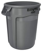 Rubbermaid Commercial Products Brute Heavy-Duty Trash/Garbage Can, 32 Gallon, Gray