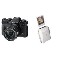 Fujifilm X-T20 Mirrorless Digital Camera w/XC16-50mmF3.5-5.6 OISII Lens - Black + Fujifilm Instax Square SP-3 White