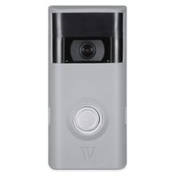 Wasserstein Colorful & Protective Silicone Skins for Ring Video Doorbell 2 - Protect and Camouflage your Ring Video Doorbell 2 with these UV light- and weather-resistant silicone skins (Grey)