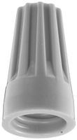 Easy-Twist Twist-On Wire Connector, Standard Type, 22-14 AWG Wire Range, 300V, Grey (Box of 100)