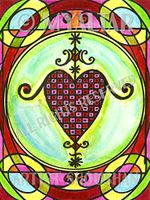 Erzulie Dantor Protection Love Vindication Voodoo 4"x6" Set of 6 Linen Postcards