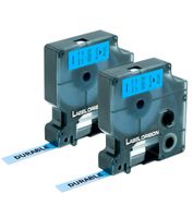 Label Orison-D1 Labeling Tape 40916 S0720710 Black on Blue 3/8"(9mm) Label Cassette Compatible with Dymo LabelManager 210D 260P 280 420P,2 Cartridges