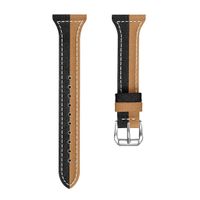 Homsta Leather Bands Compatible with Fitbit Versa/Versa Lite Watch- Color Collision Adjustable Watch Strap Wristbands Bracelets Replacement Accessory for Women Girl